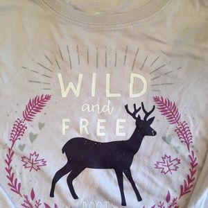 ROOTS KIDS Wild and Free Tee Size M (7-8)